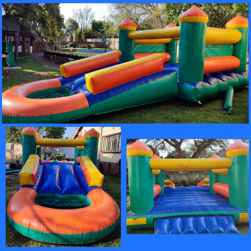 2 - 8mx4m Large 3-in-1 Castle